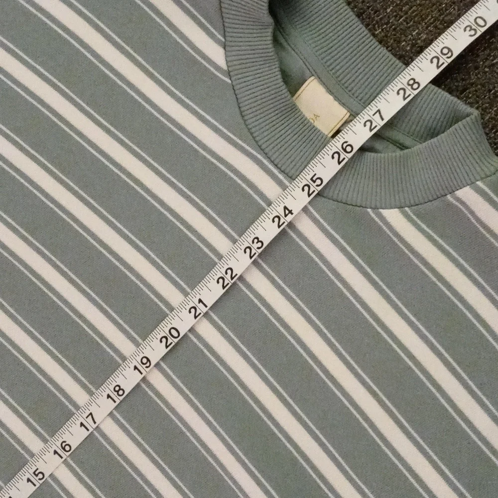 Scotch & Soda Blue and White Striped Sweatshirt - Picture 12 of 13